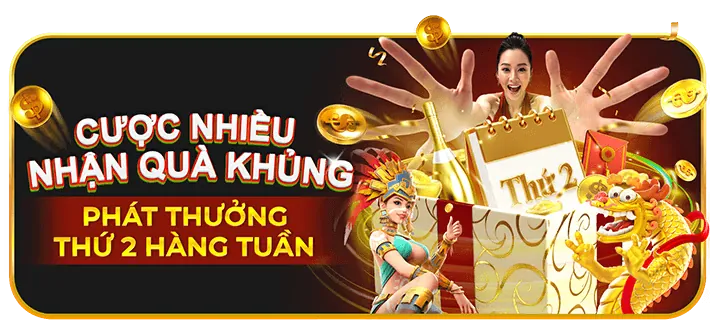 Banner khuyến mãi nạp lại hàng ngày cho slot game